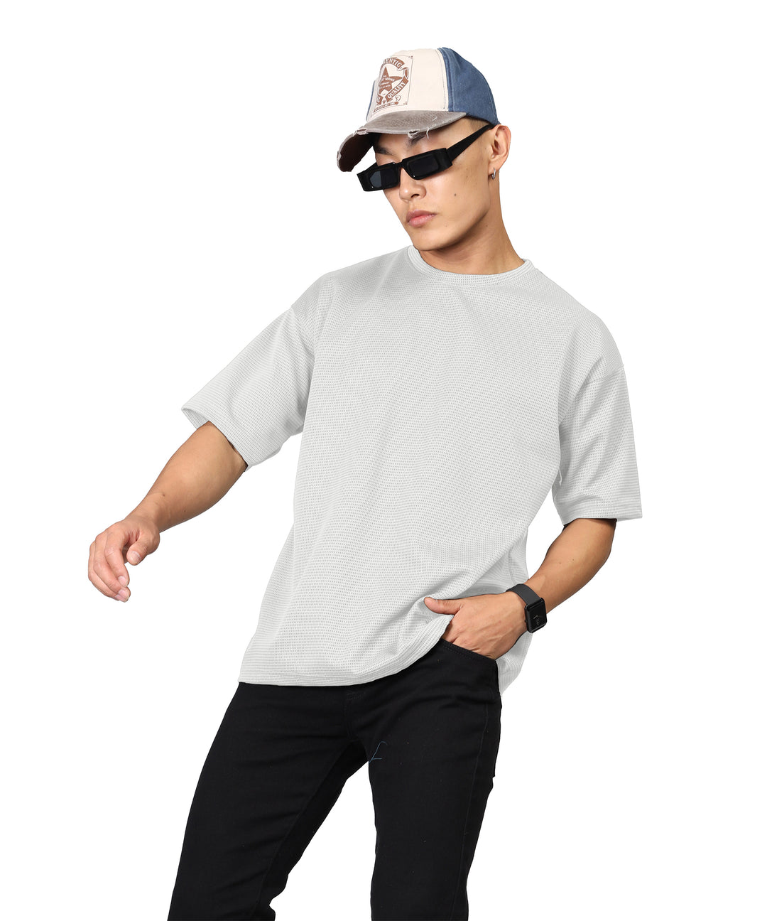 Men's Oversized Off White T-Shirt