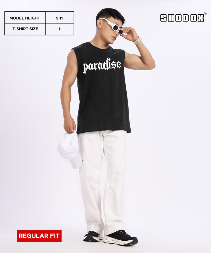 Black Mens Relaxed Fit Tshirt