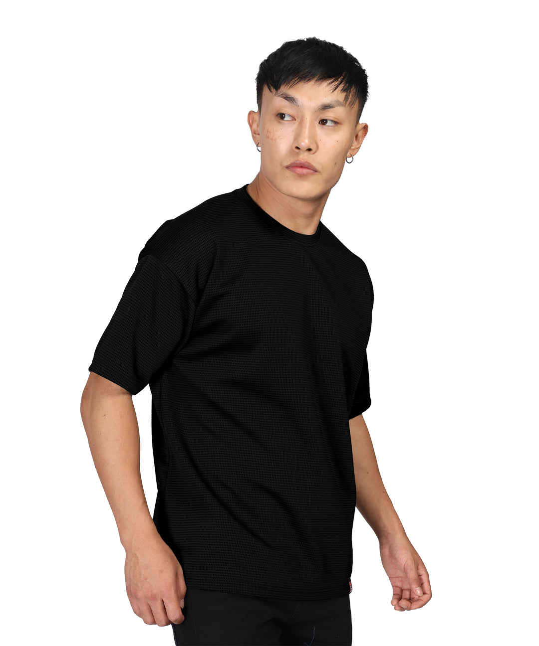 Men's Oversized Black T-Shirt