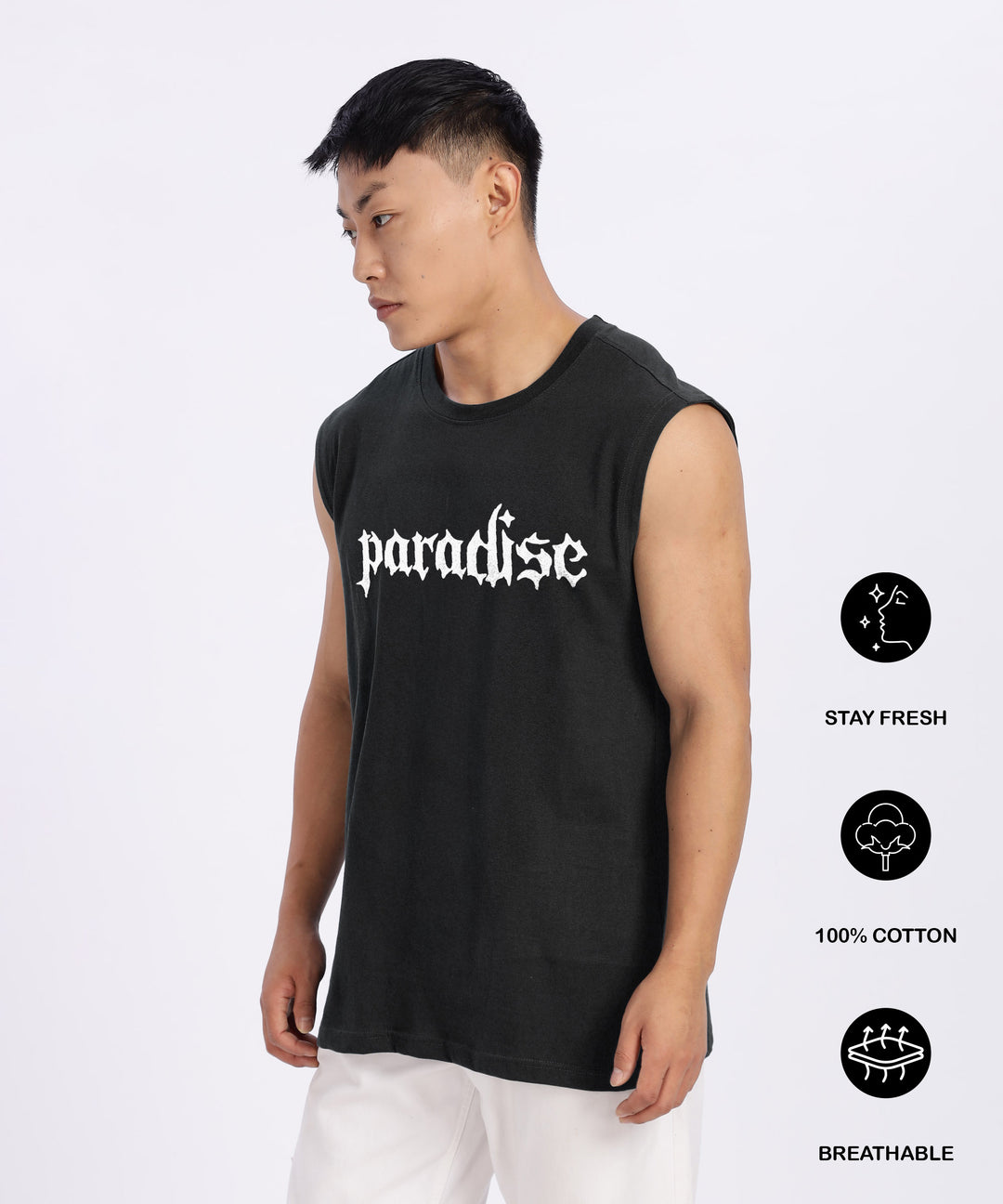 Black Mens Relaxed Fit Tshirt