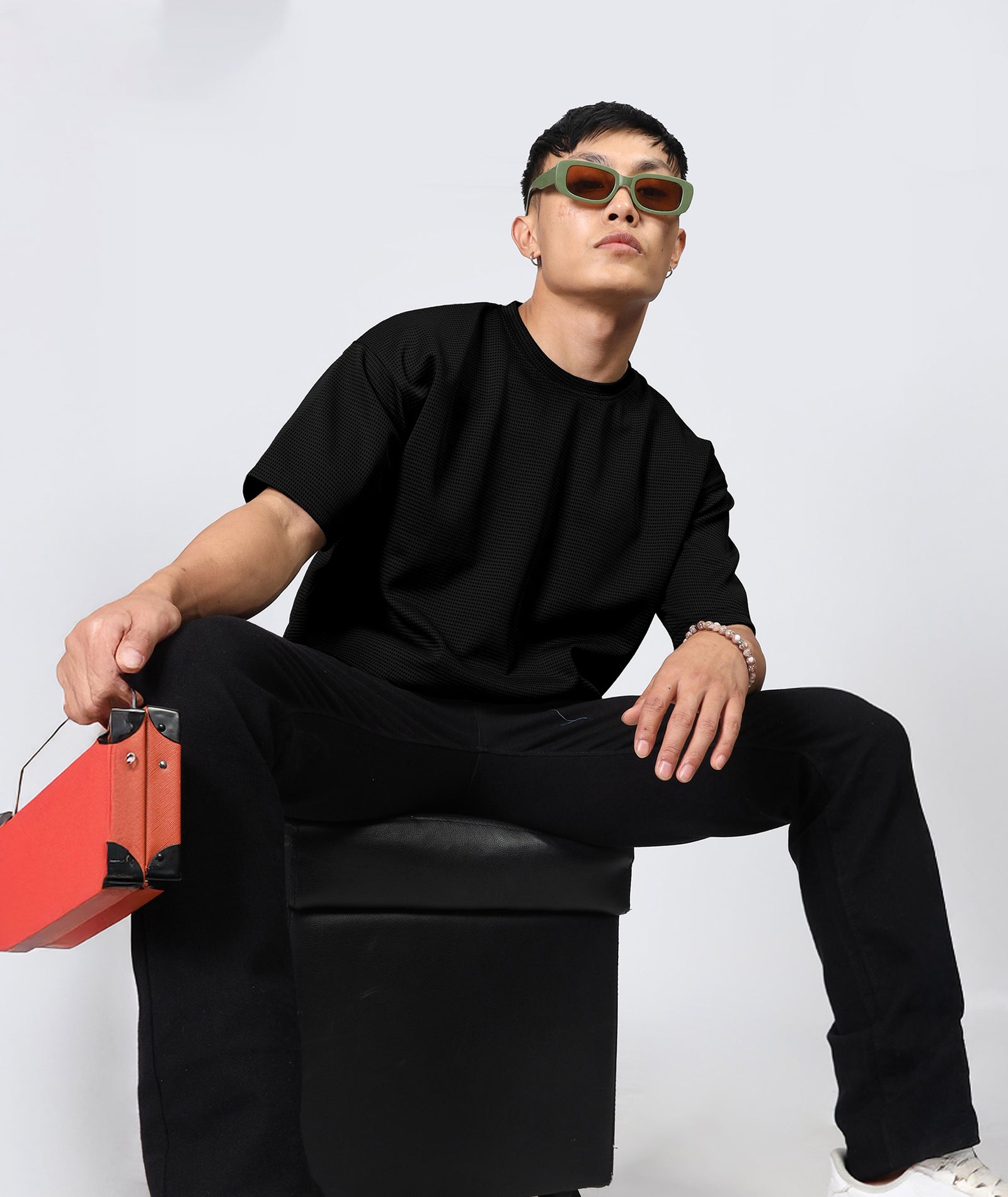 Men's Oversized Black T-Shirt