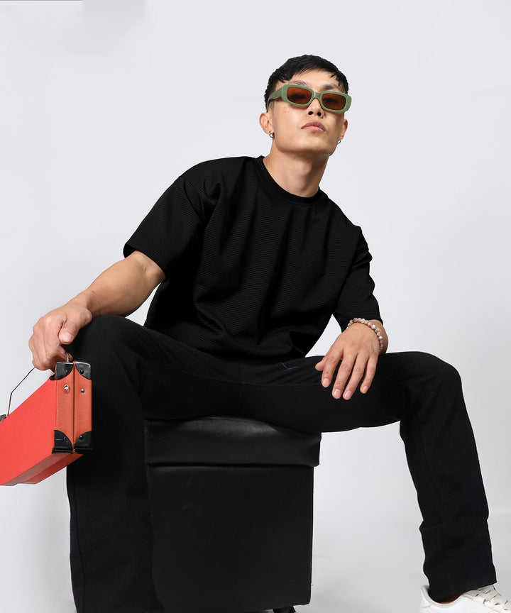 Men's Oversized Black T-Shirt