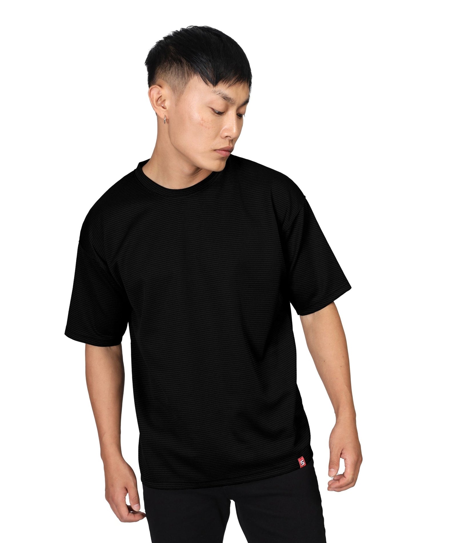 Men's Oversized Black T-Shirt