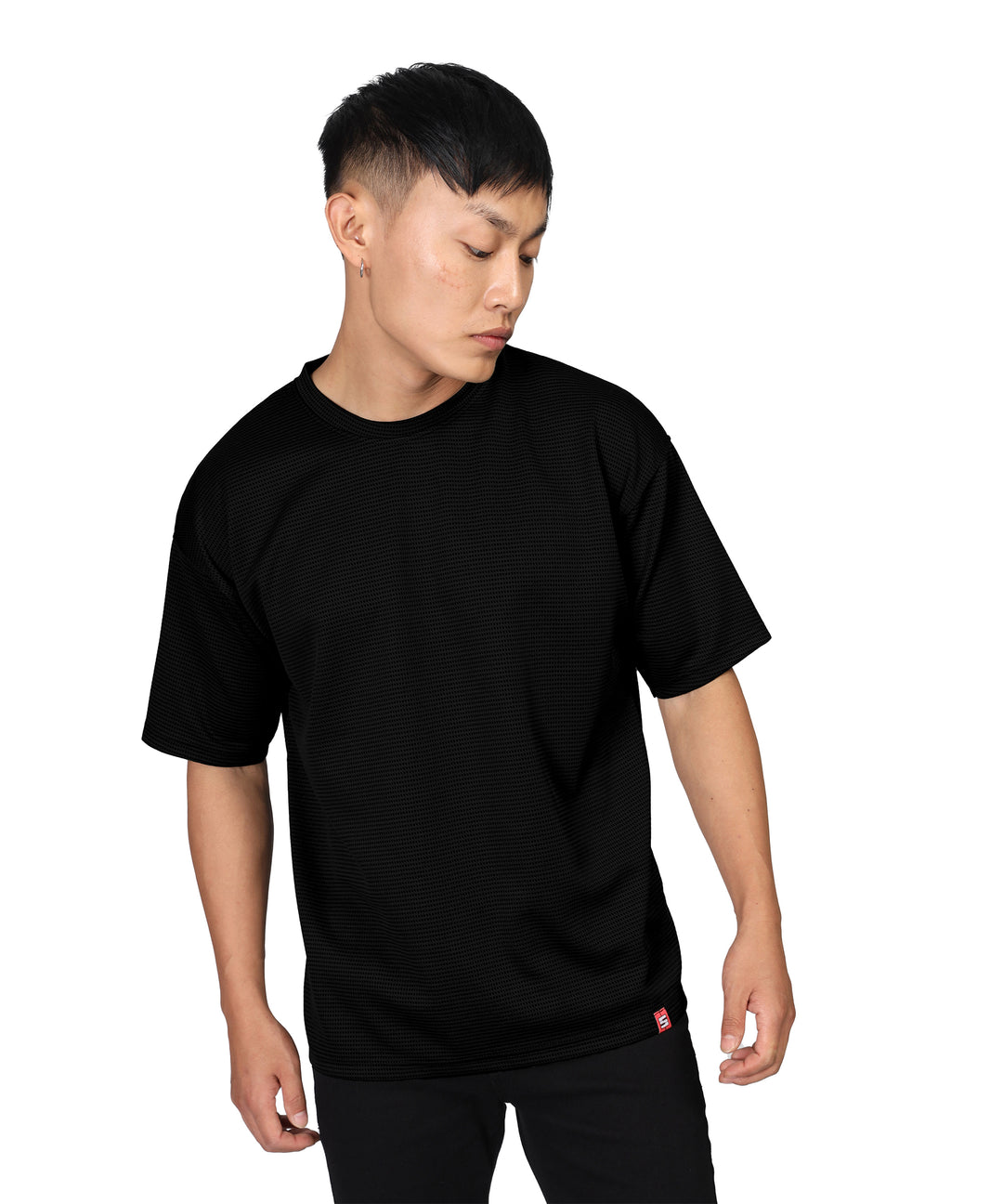 Men's Oversized Black T-Shirt
