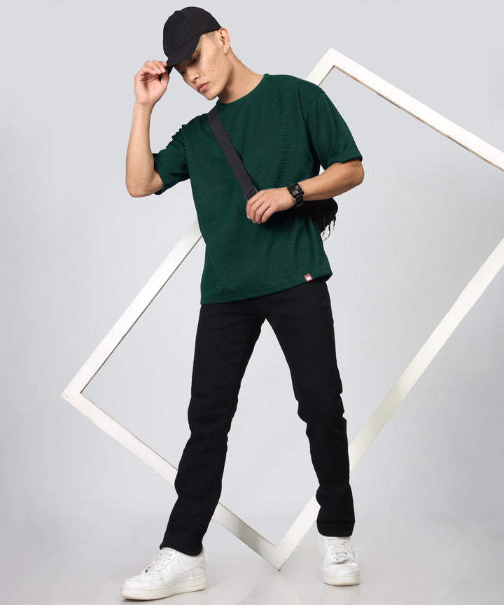Men's Oversized Green T-Shirt