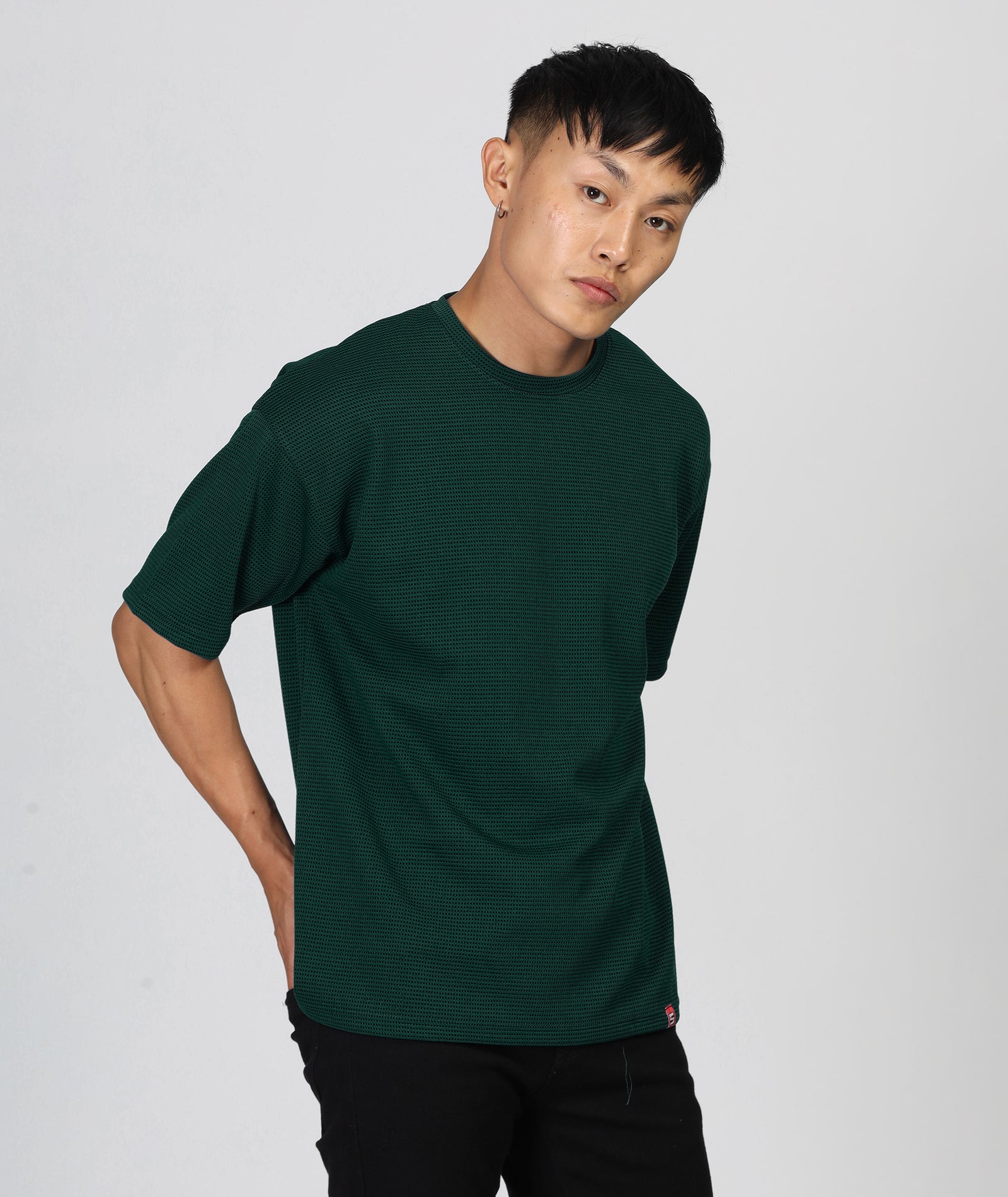 Men's Oversized Green T-Shirt