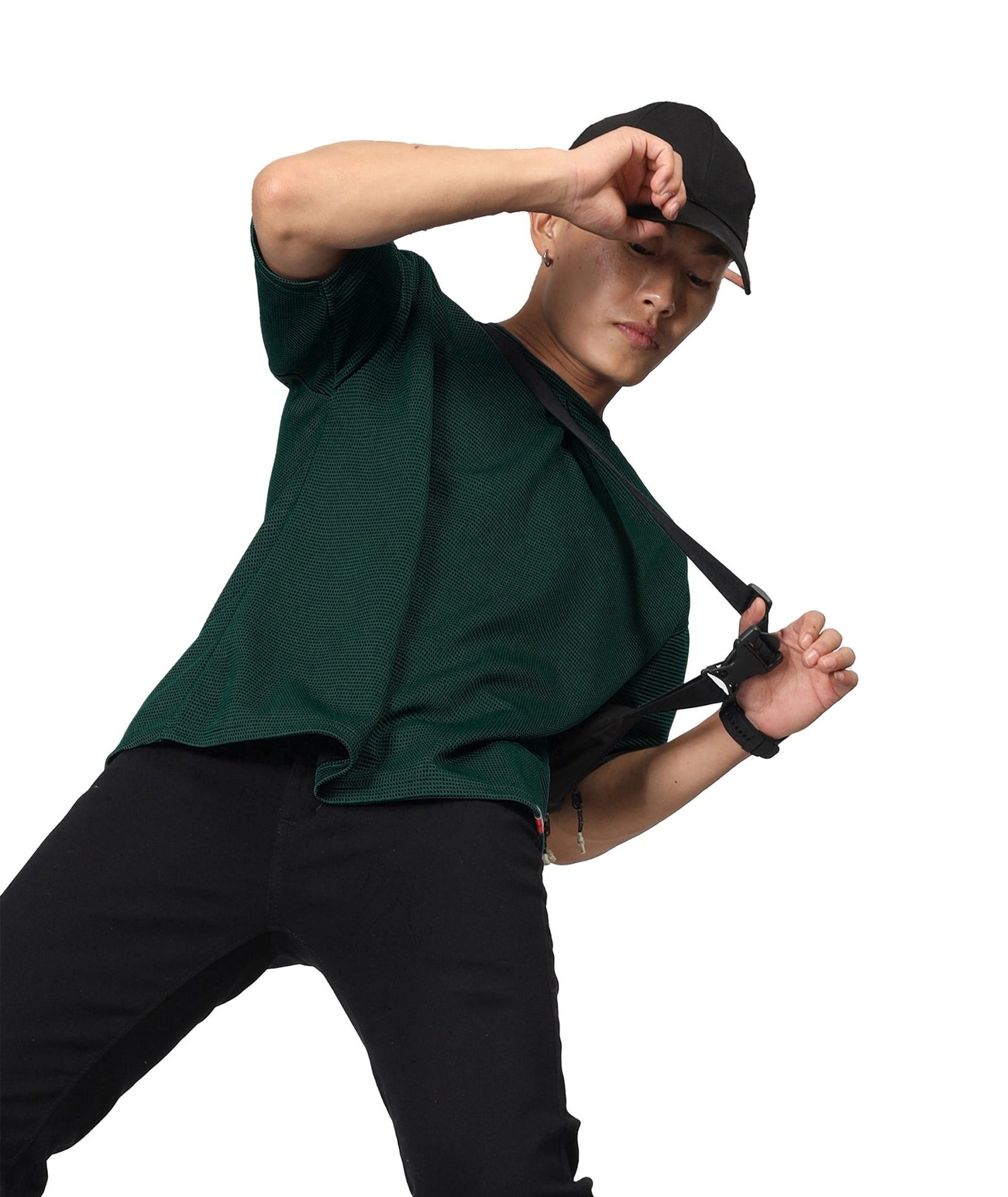 Men's Oversized Green T-Shirt