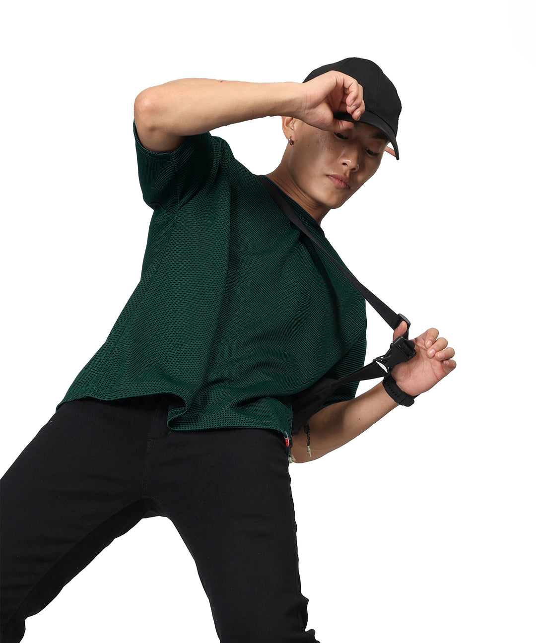 Men's Oversized Green T-Shirt