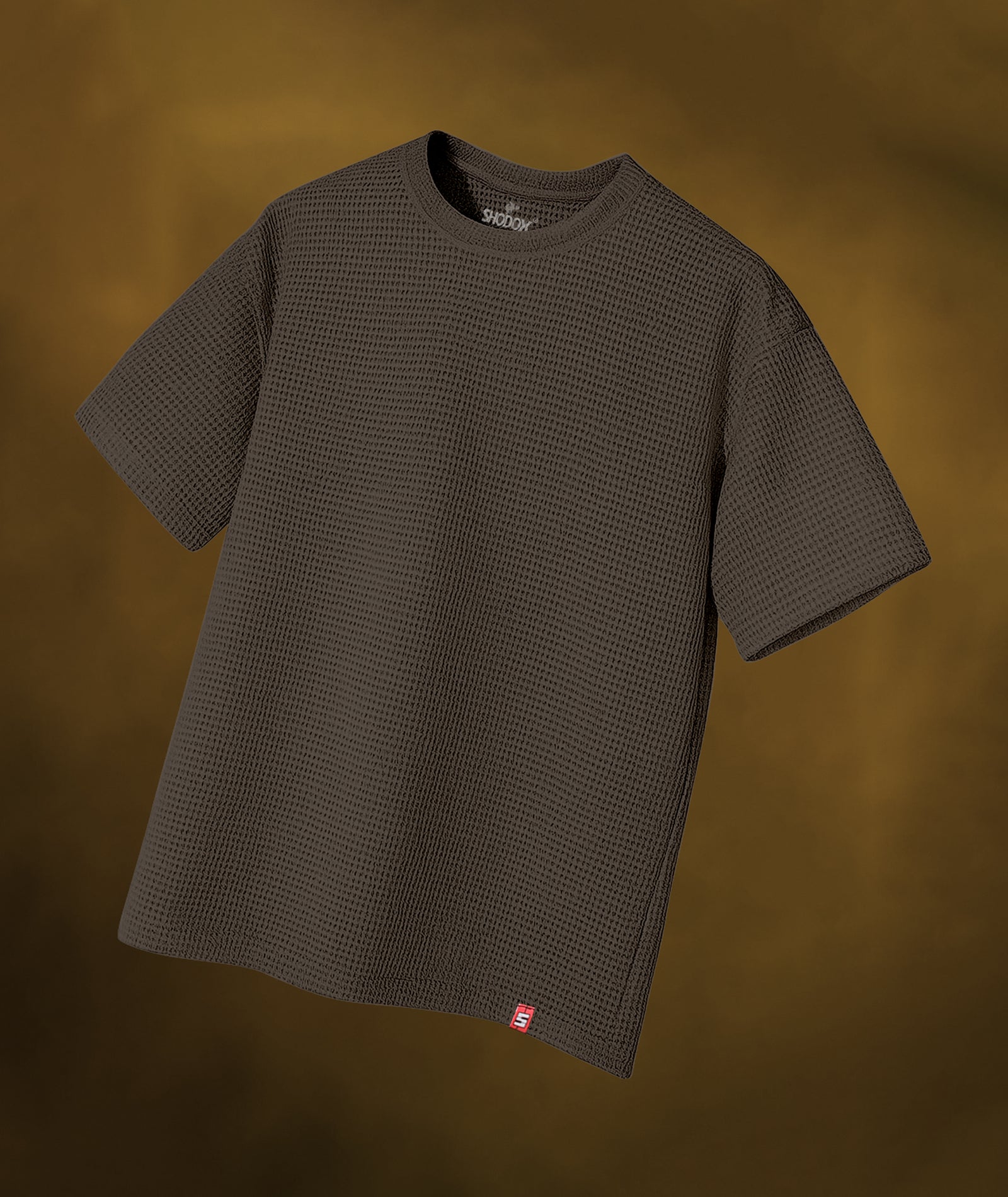 Men's Oversized Coffee Brown T-Shirt