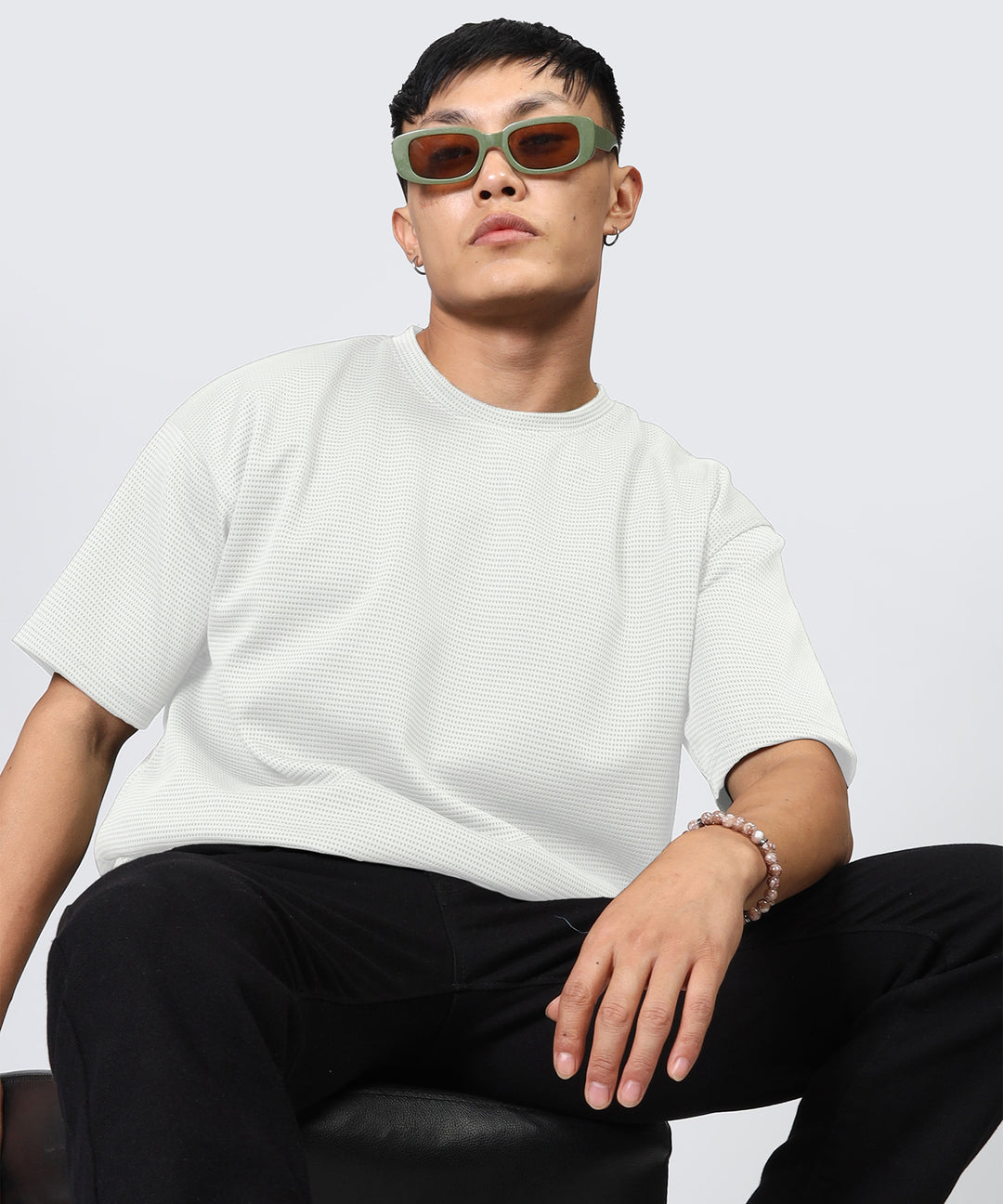 Men's Oversized Off White T-Shirt