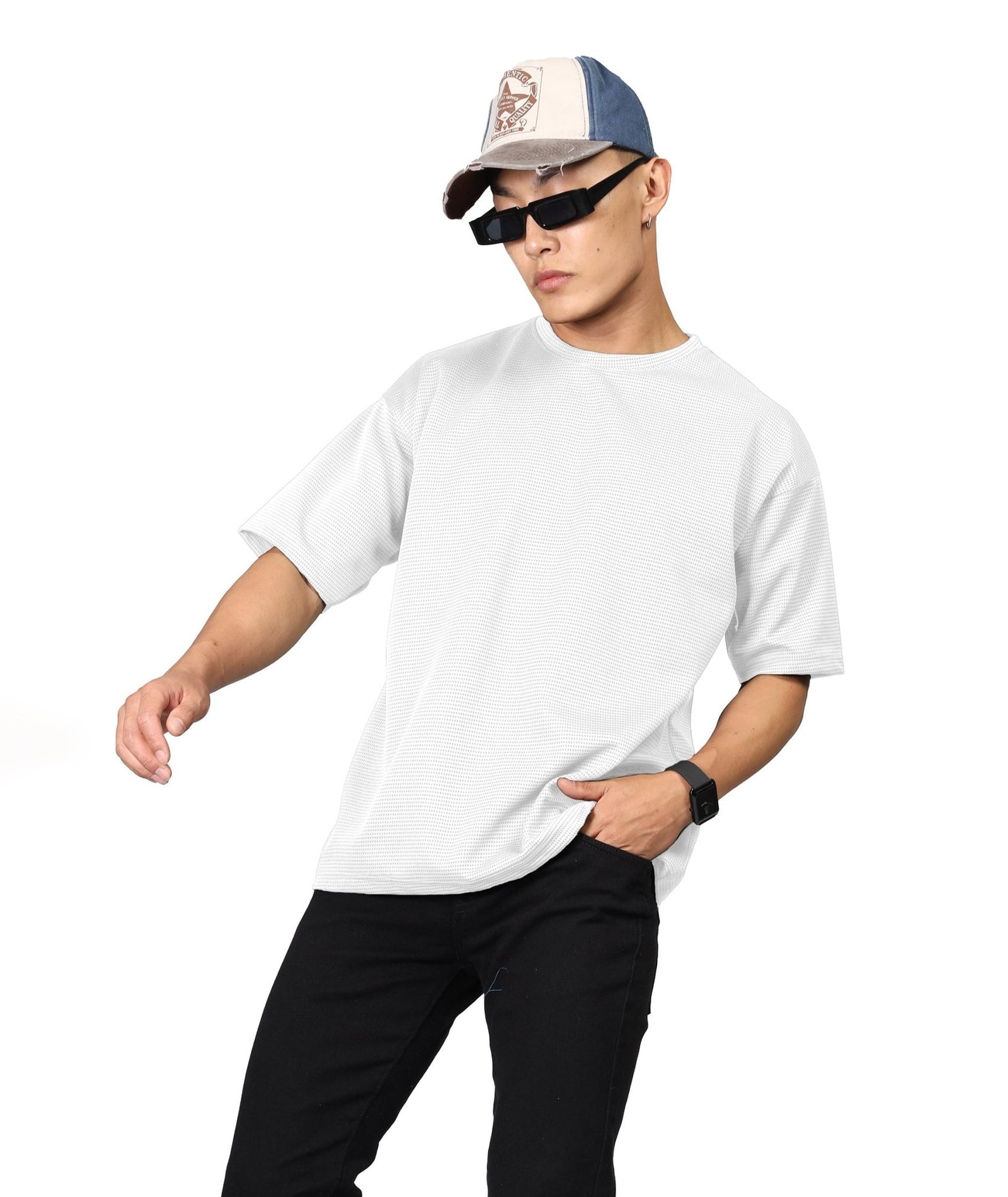 Men's Oversized White T-Shirt