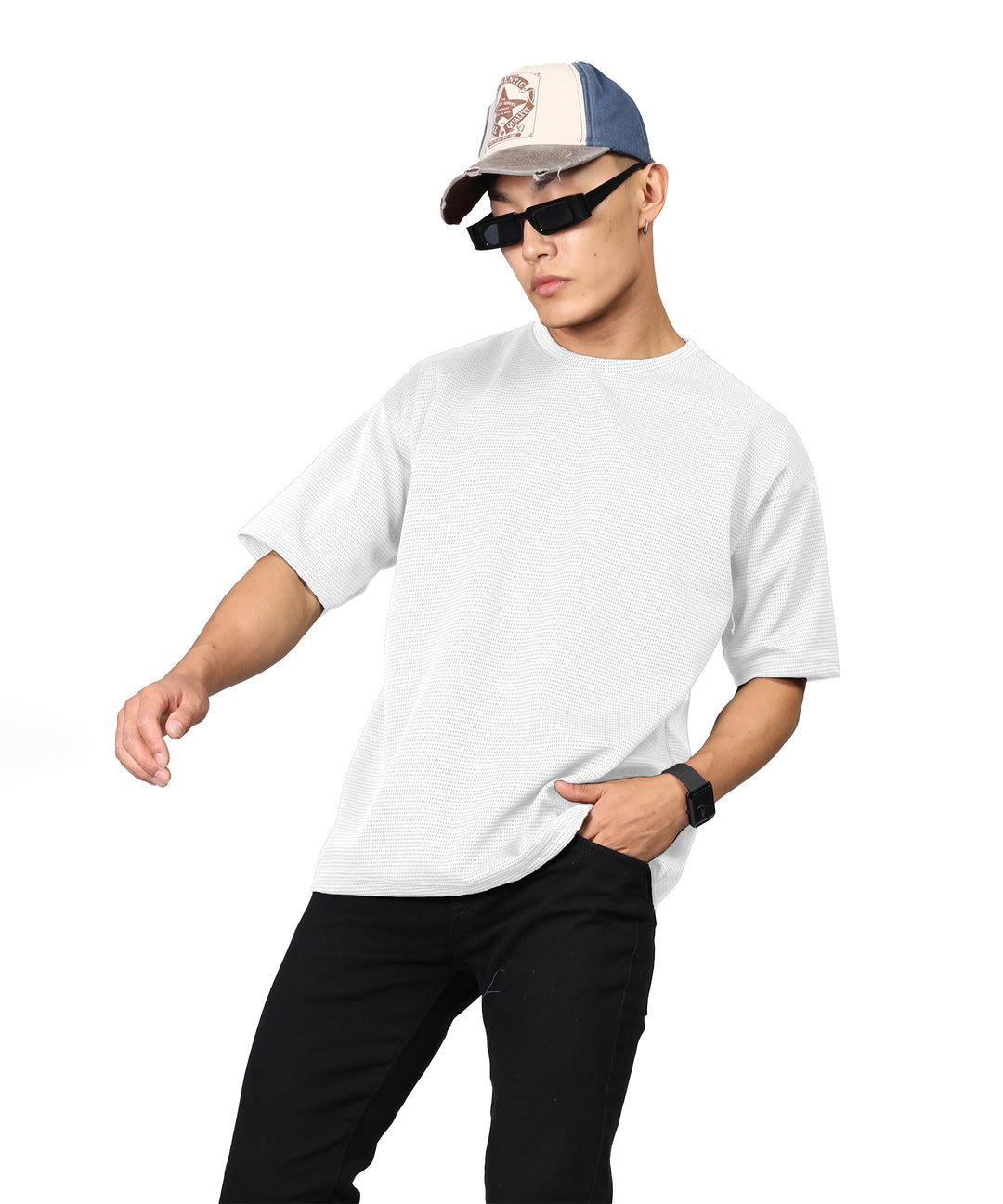 Men's Oversized White T-Shirt
