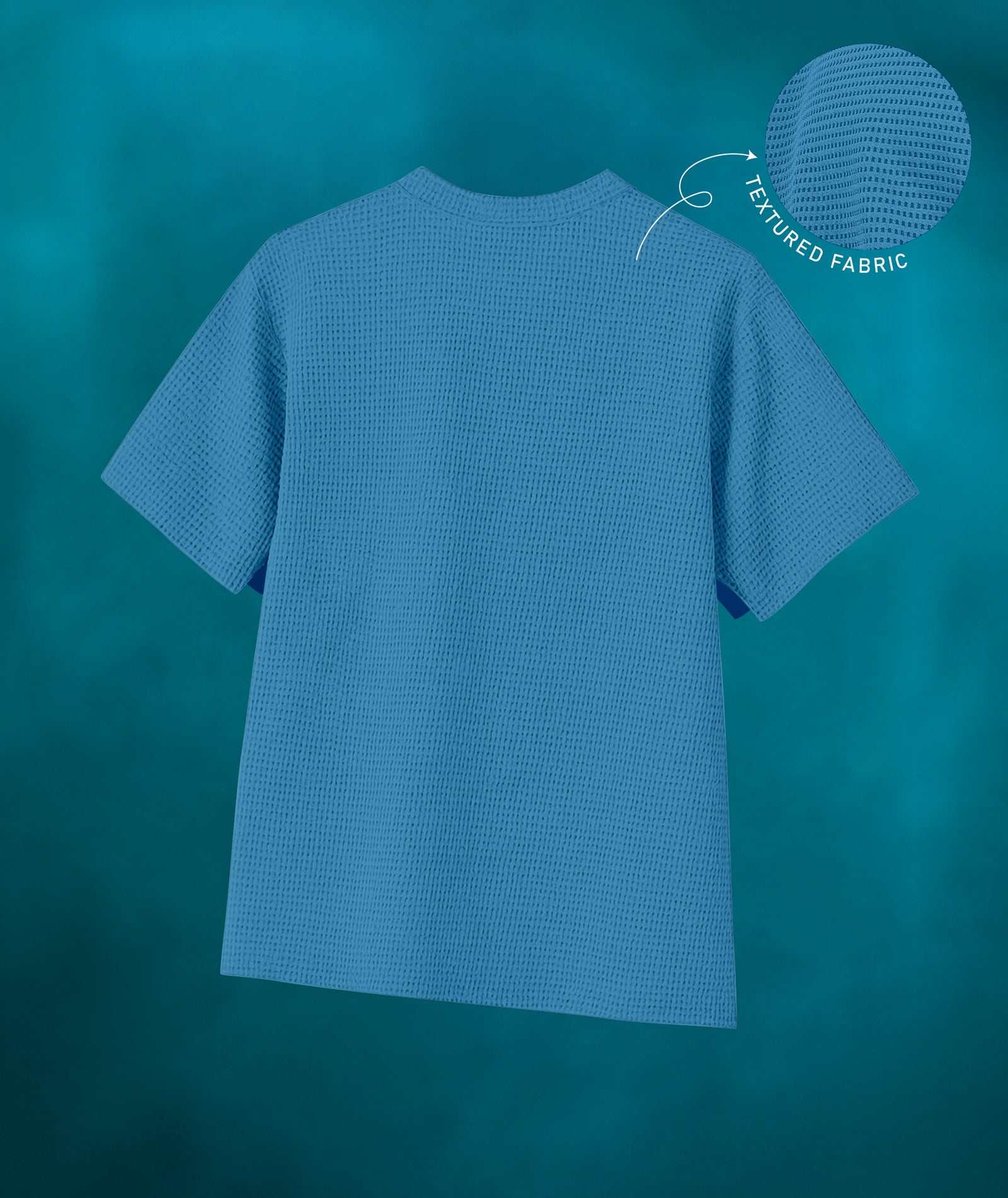 Men's Oversized Petrol Blue T-Shirt