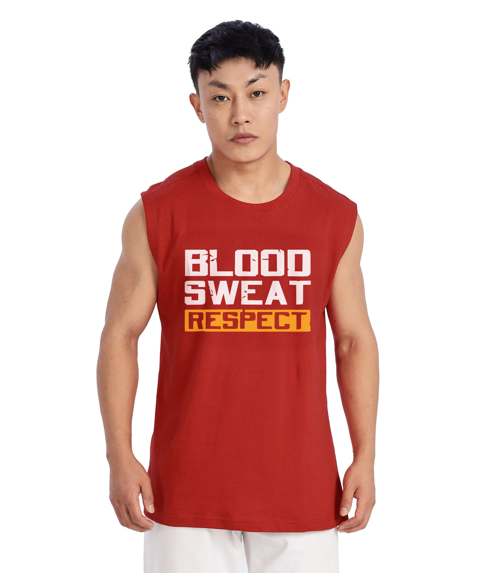 Red Mens Relaxed Fit Tshirt