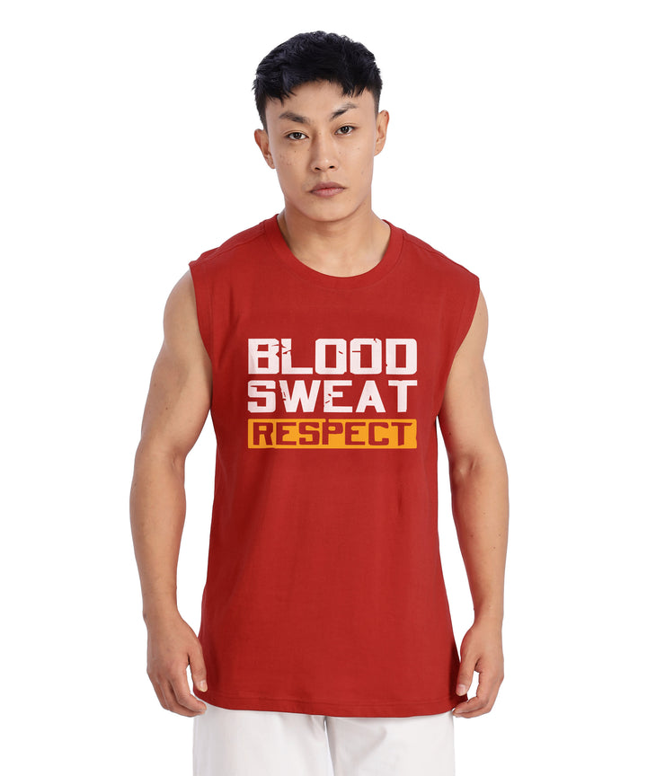 Red Mens Relaxed Fit Tshirt