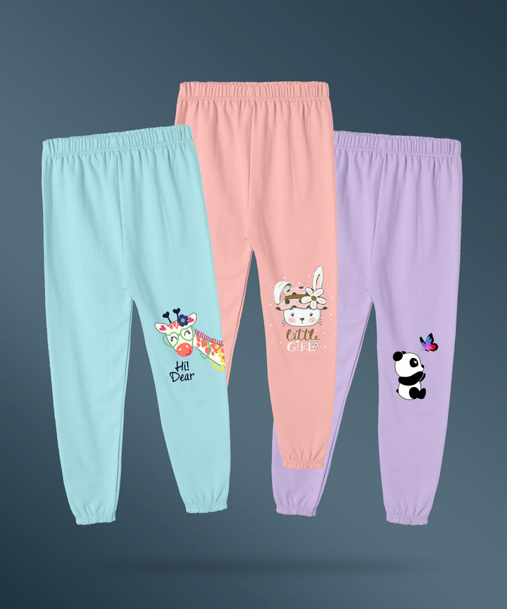 GIRLS TRACK PANT (PACK OF 3)