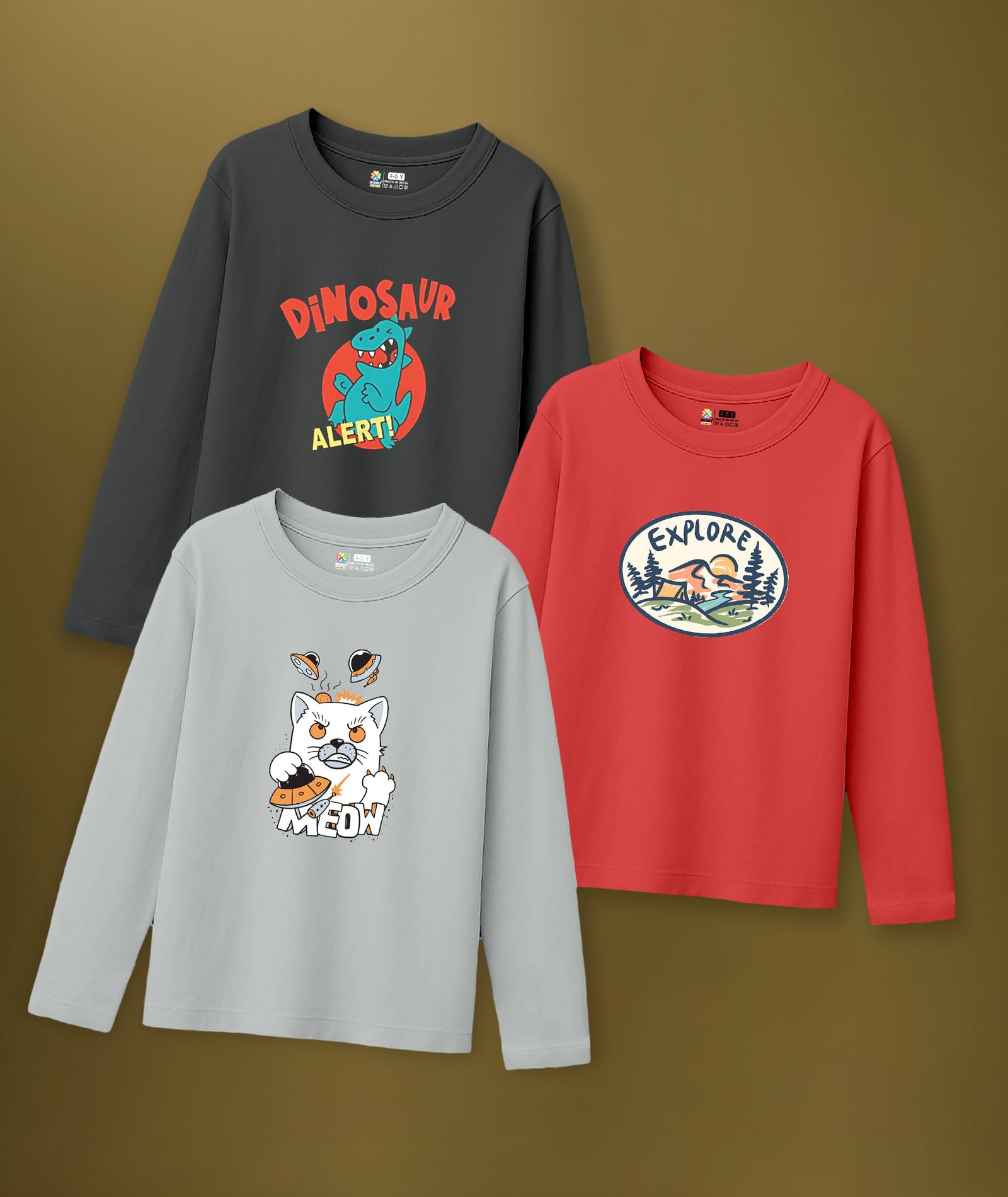 BOYS TSHIRT (PACK OF 3)