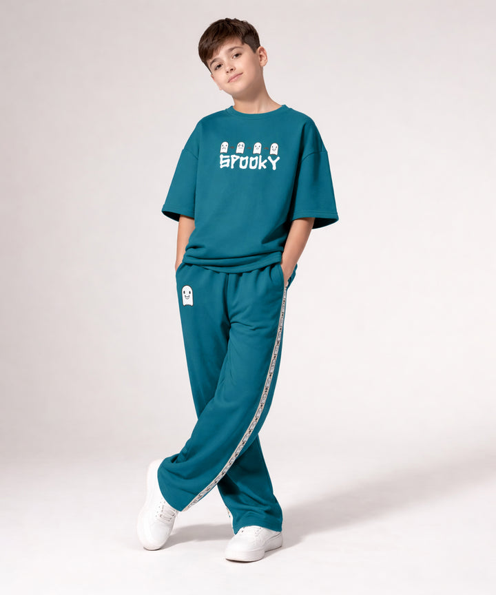 Boys Trendy Printed  Co-Ord Set | Regular Fit