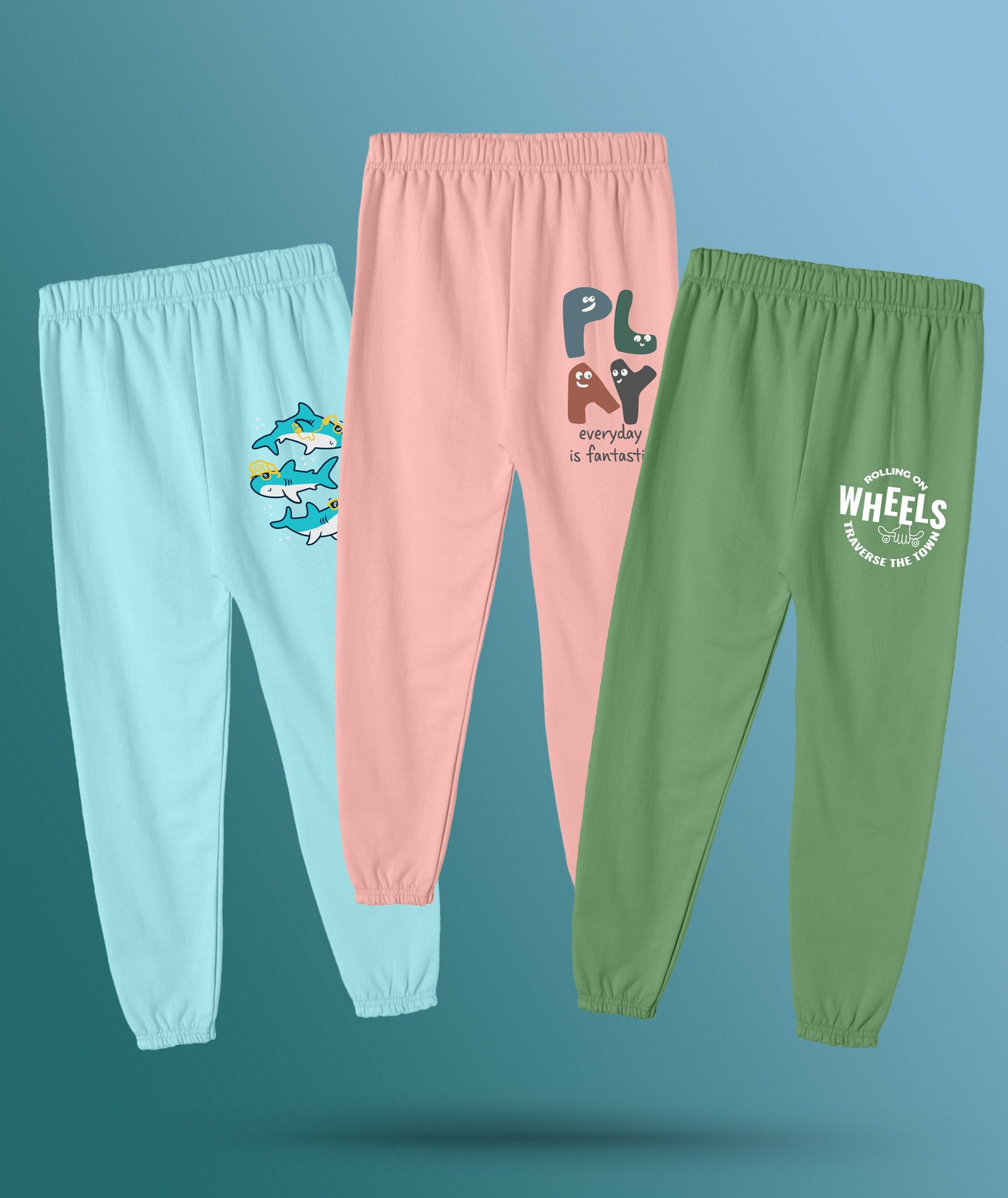 BOYS TRACK PANT (PACK OF 3)