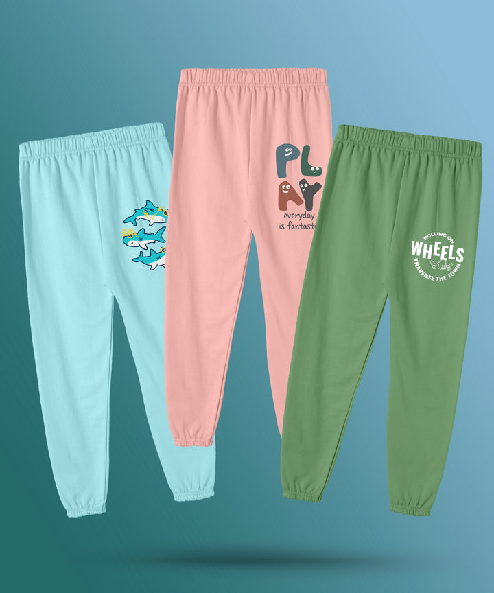 BOYS TRACK PANT (PACK OF 3)