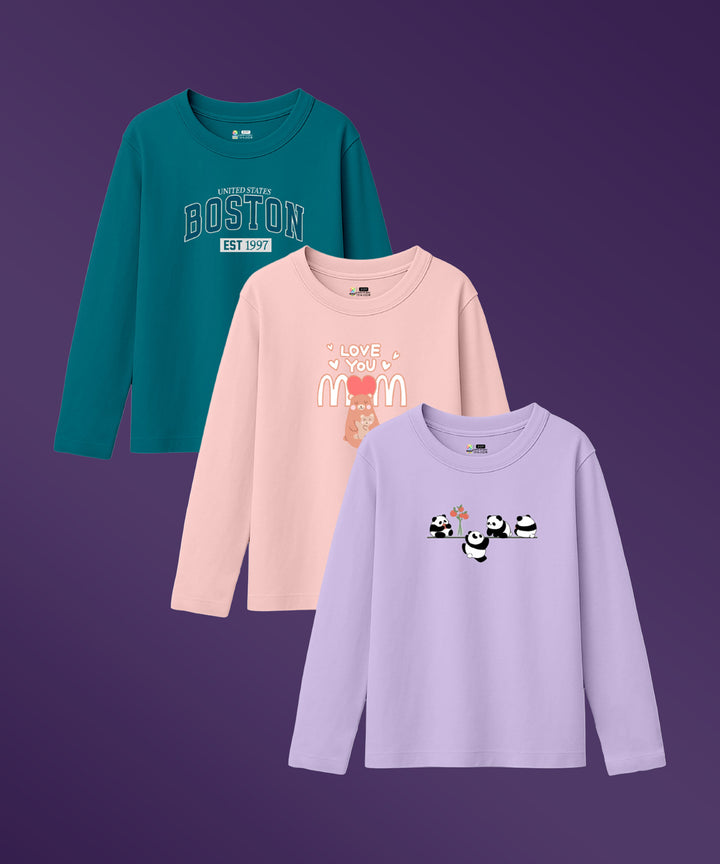GIRL'S FULL SLEEVE TSHIRT