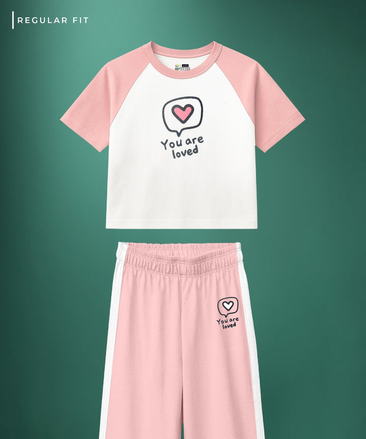 Girls Trendy Co-Ord Set – Regular Fit