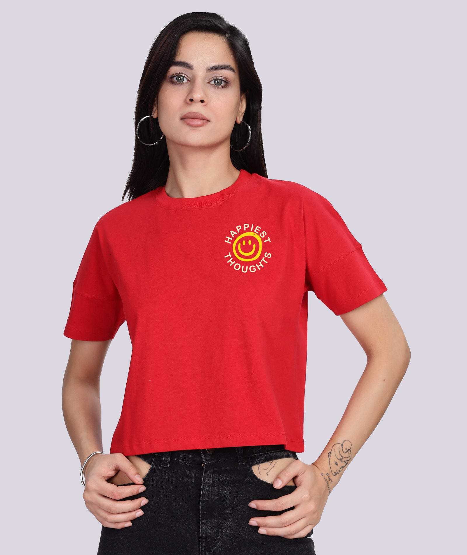 Womens Printed Half Sleeve T-shirt