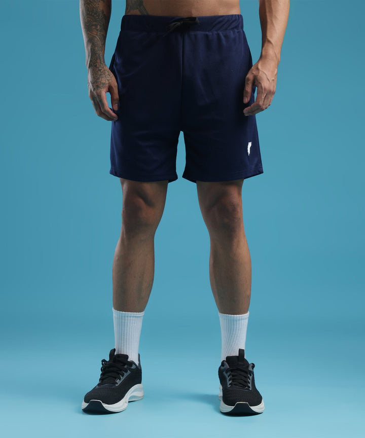 Mens Athletic Lightweight Shorts with Pockets | Navy