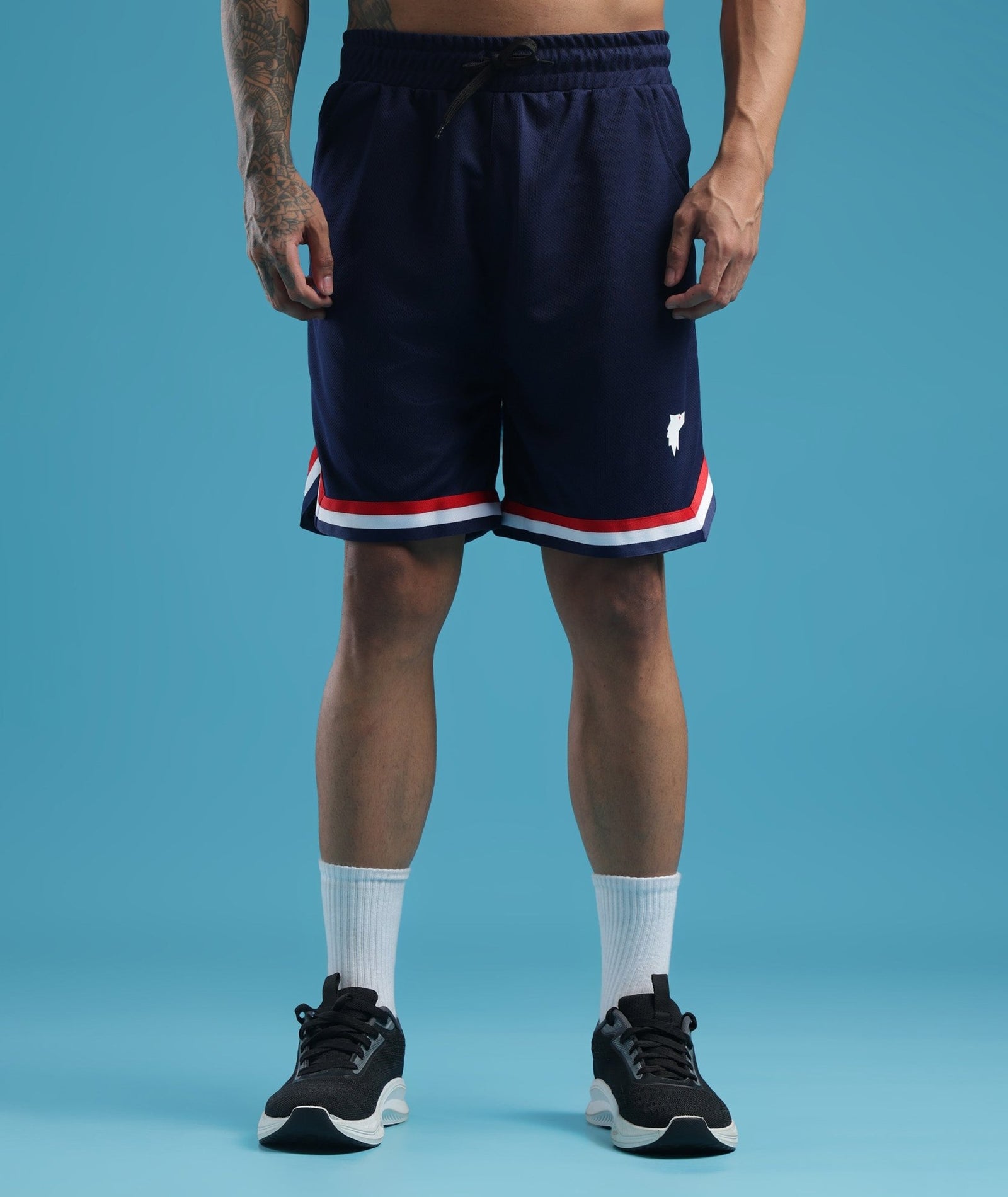 Mens Athletic Shorts with Pockets | Navy