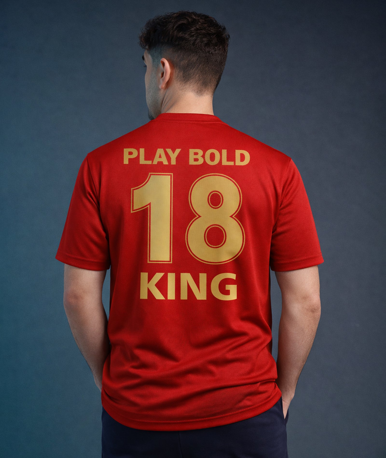 Mens IPL Cricket Jersey T-Shirt | RCB