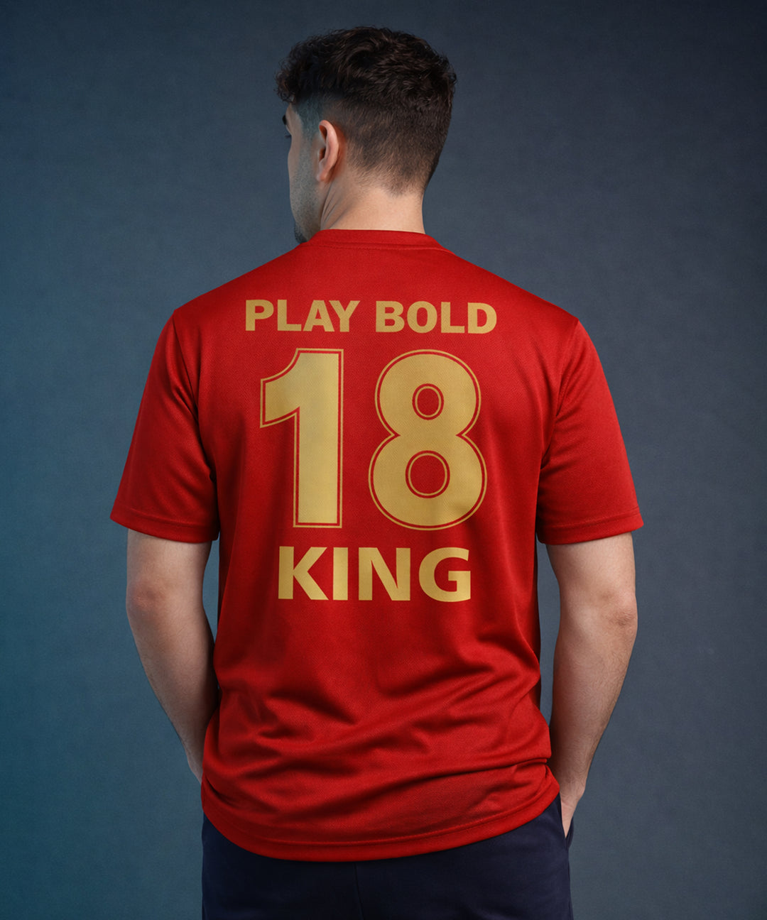 Mens IPL Cricket Jersey T-Shirt | RCB