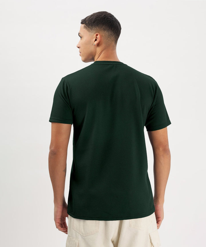 Men's Solid Regular Fit T-Shirt
