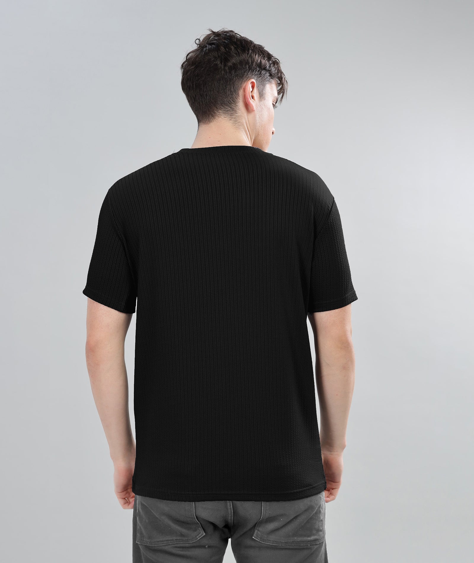 Men's Poly cotton Half Sleeve Solid T-Shirt