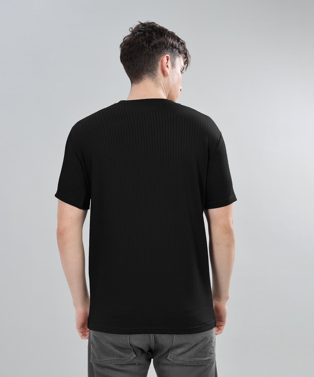 Men's Poly cotton Half Sleeve Solid T-Shirt