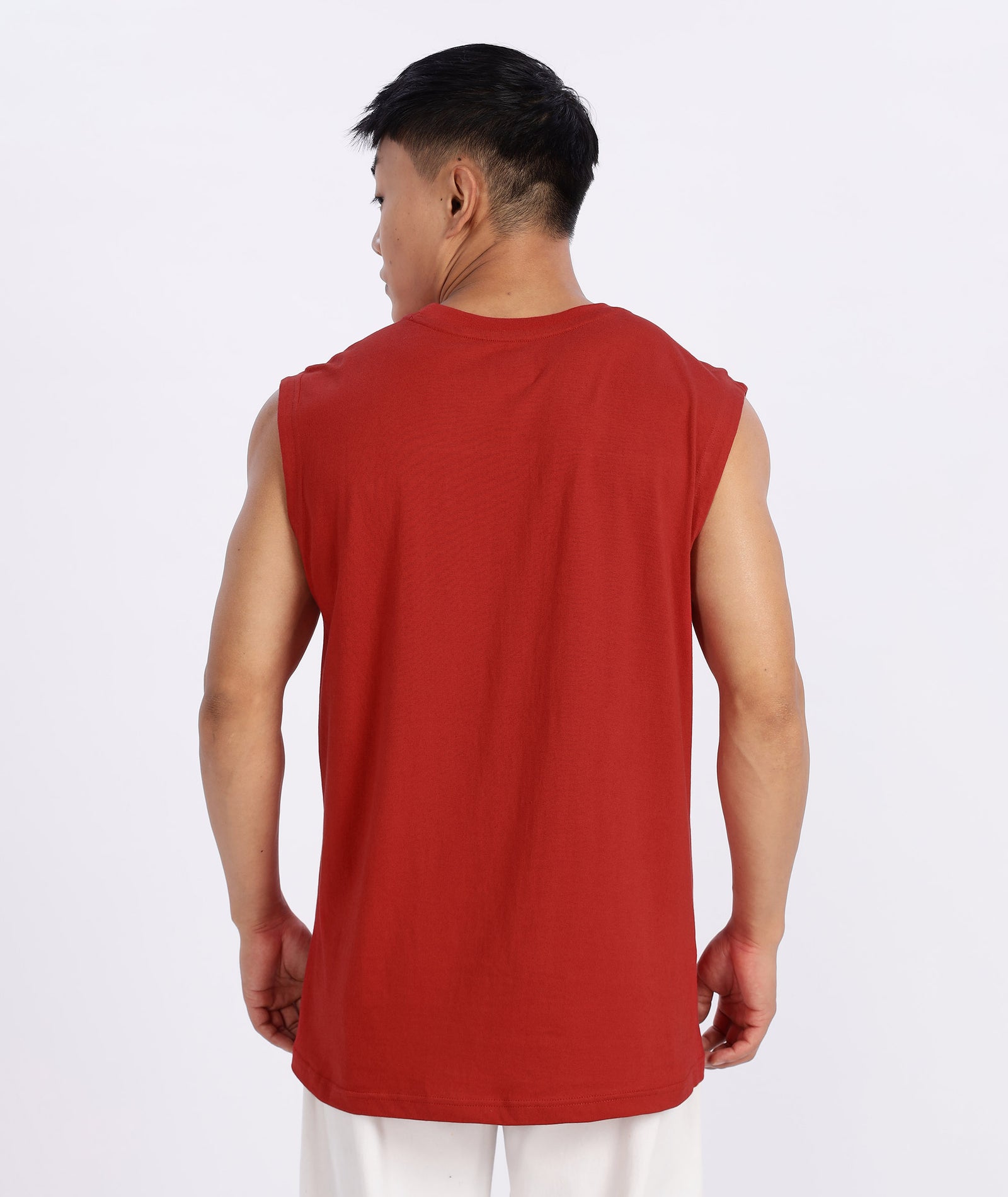 Red Mens Relaxed Fit Tshirt