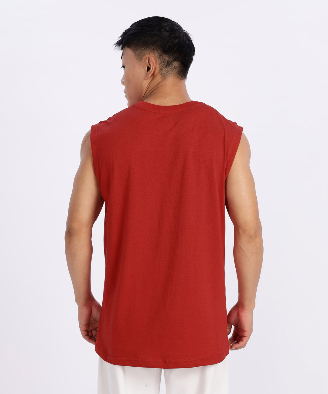 Red Mens Relaxed Fit Tshirt
