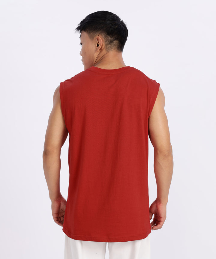 Red Mens Relaxed Fit Tshirt