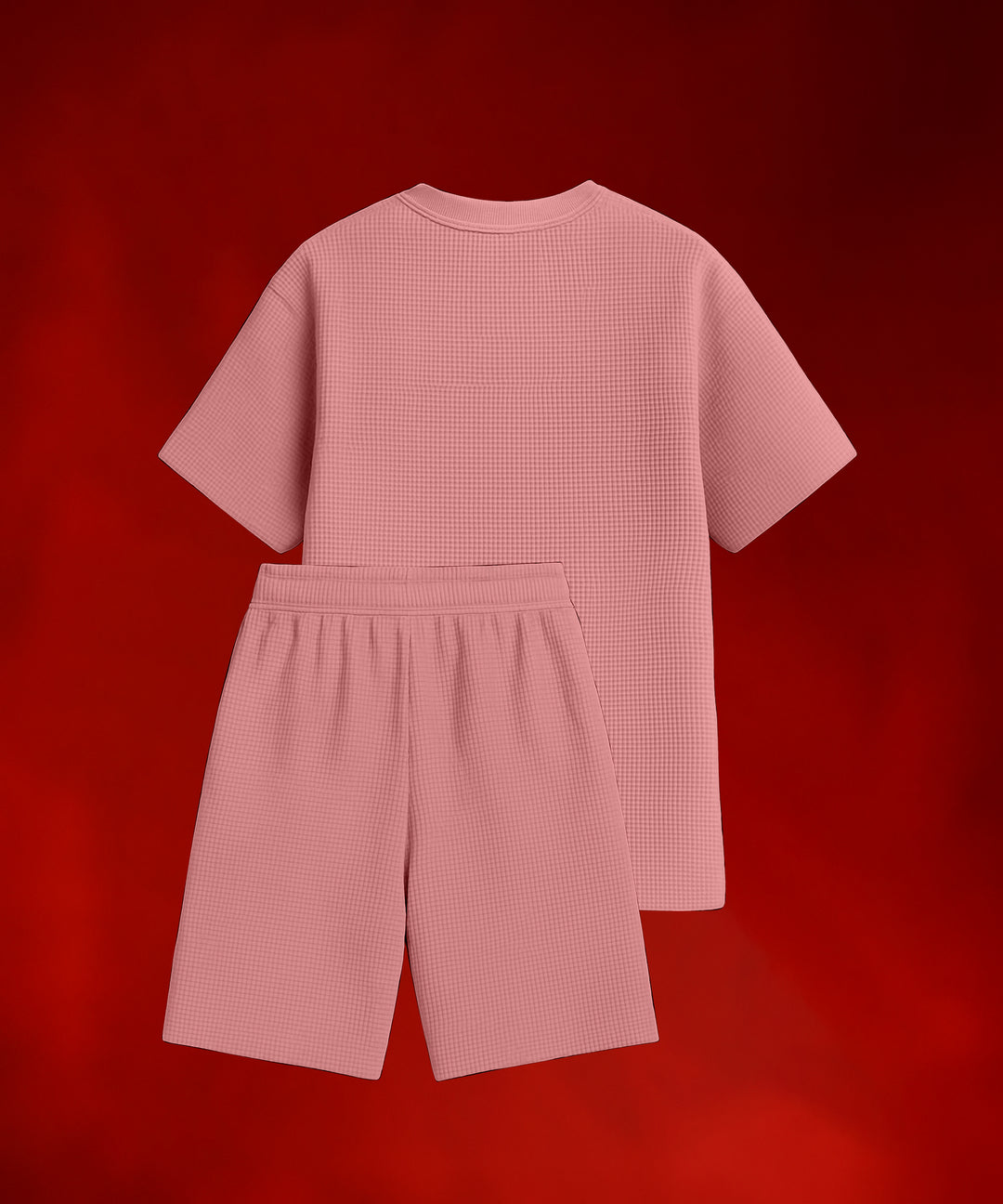 Men's Tshirt & Shorts Set - Rose Gold