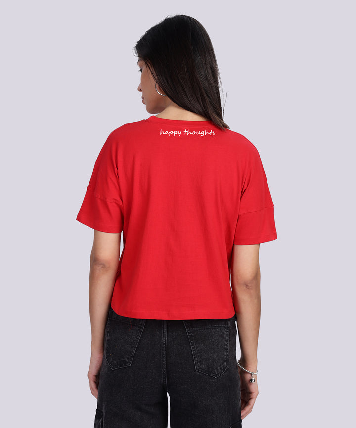 Womens Printed Half Sleeve T-shirt