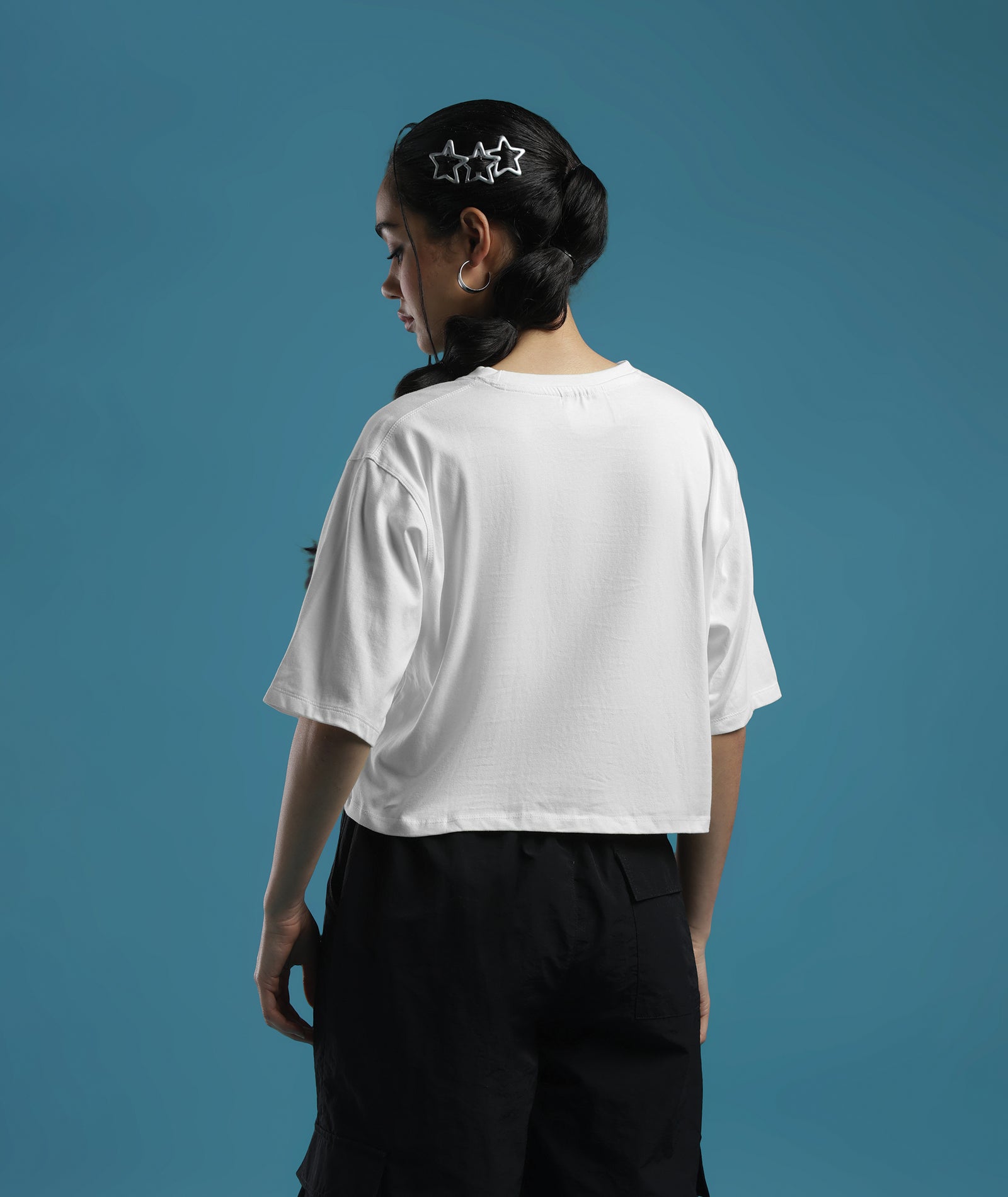 Womens Printed Crop Top