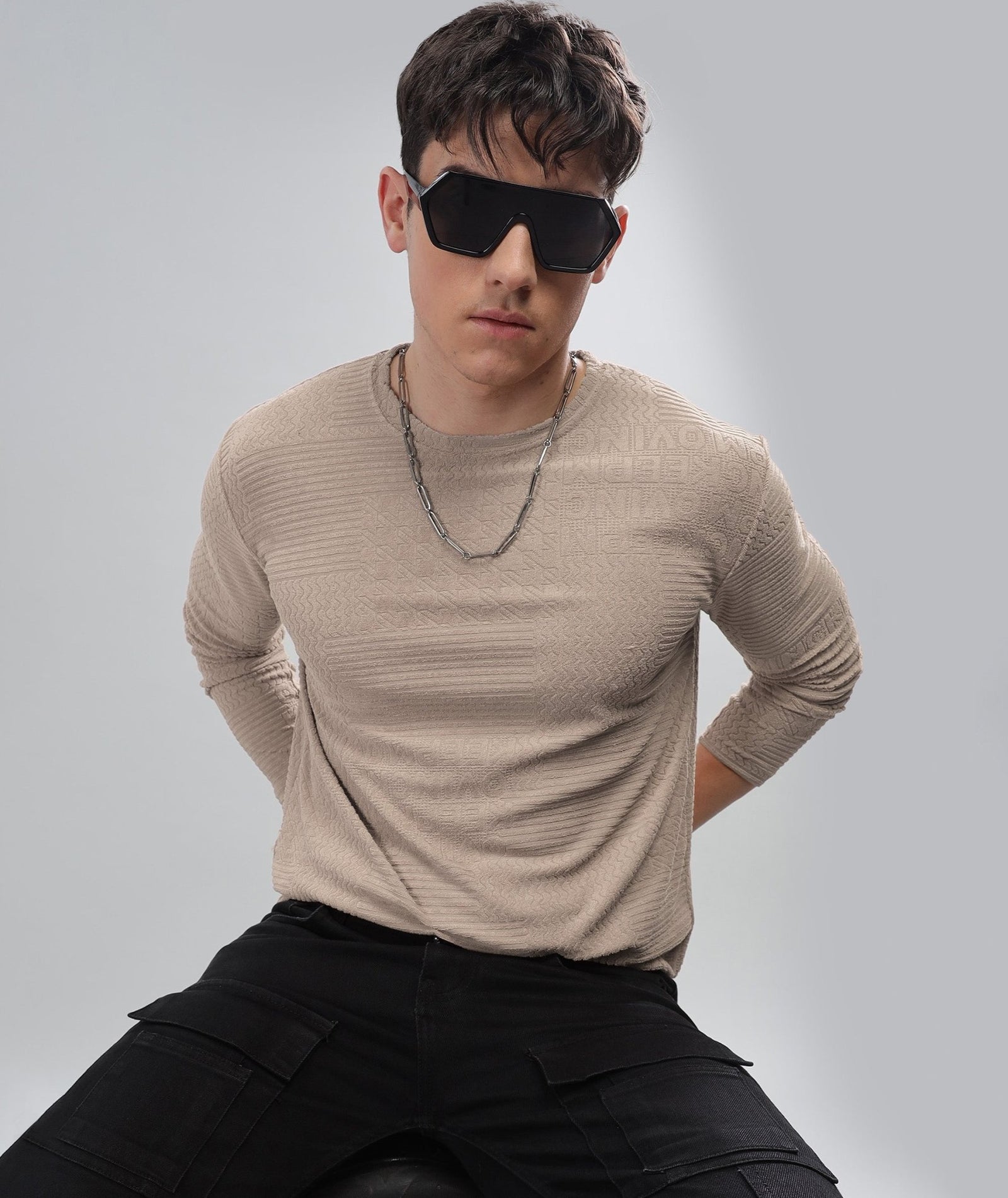 Men's Full Sleeve Polycotton T-Shirt