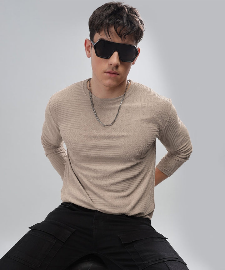 Men's Full Sleeve Polycotton T-Shirt