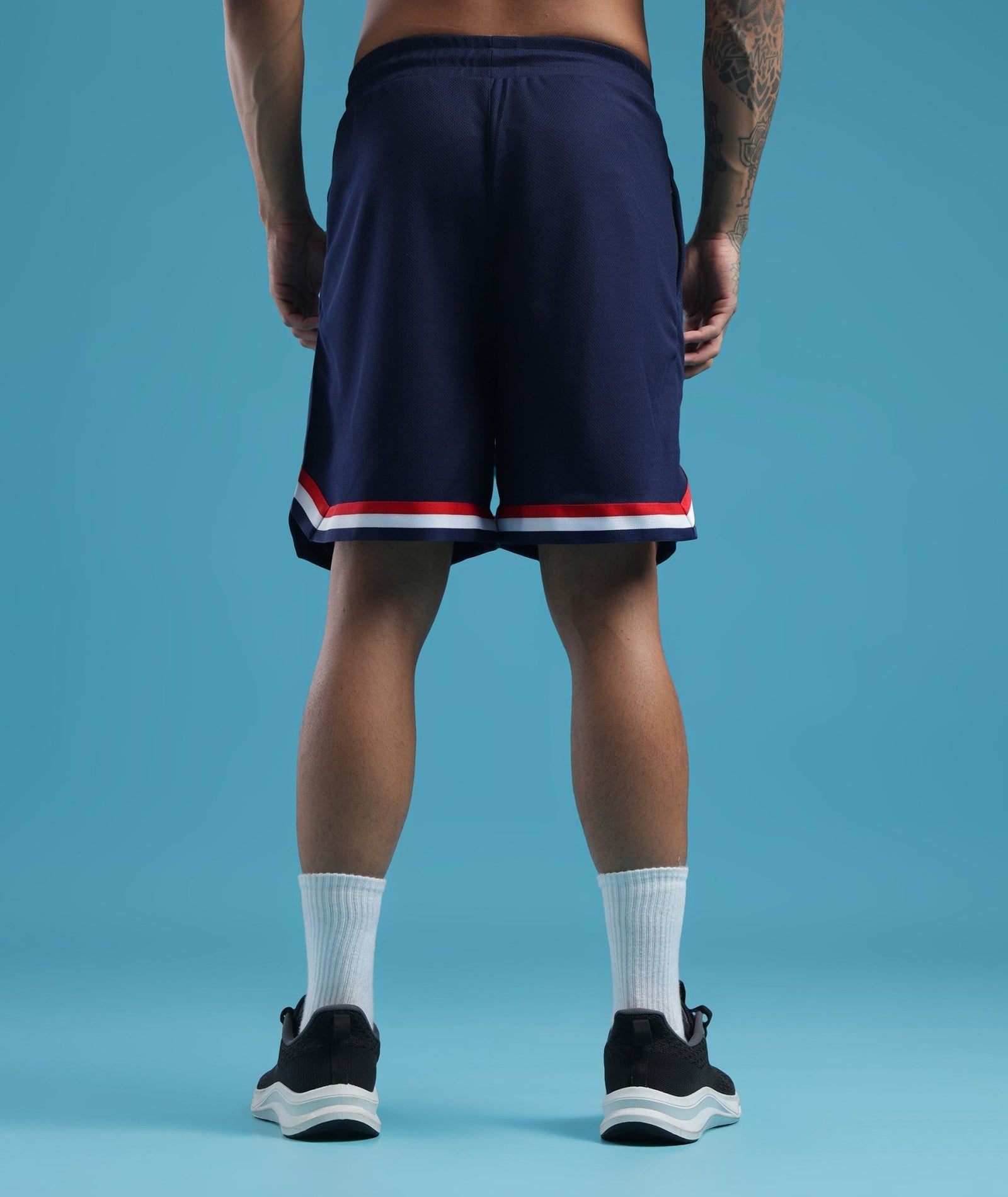 Mens Athletic Shorts with Pockets | Navy