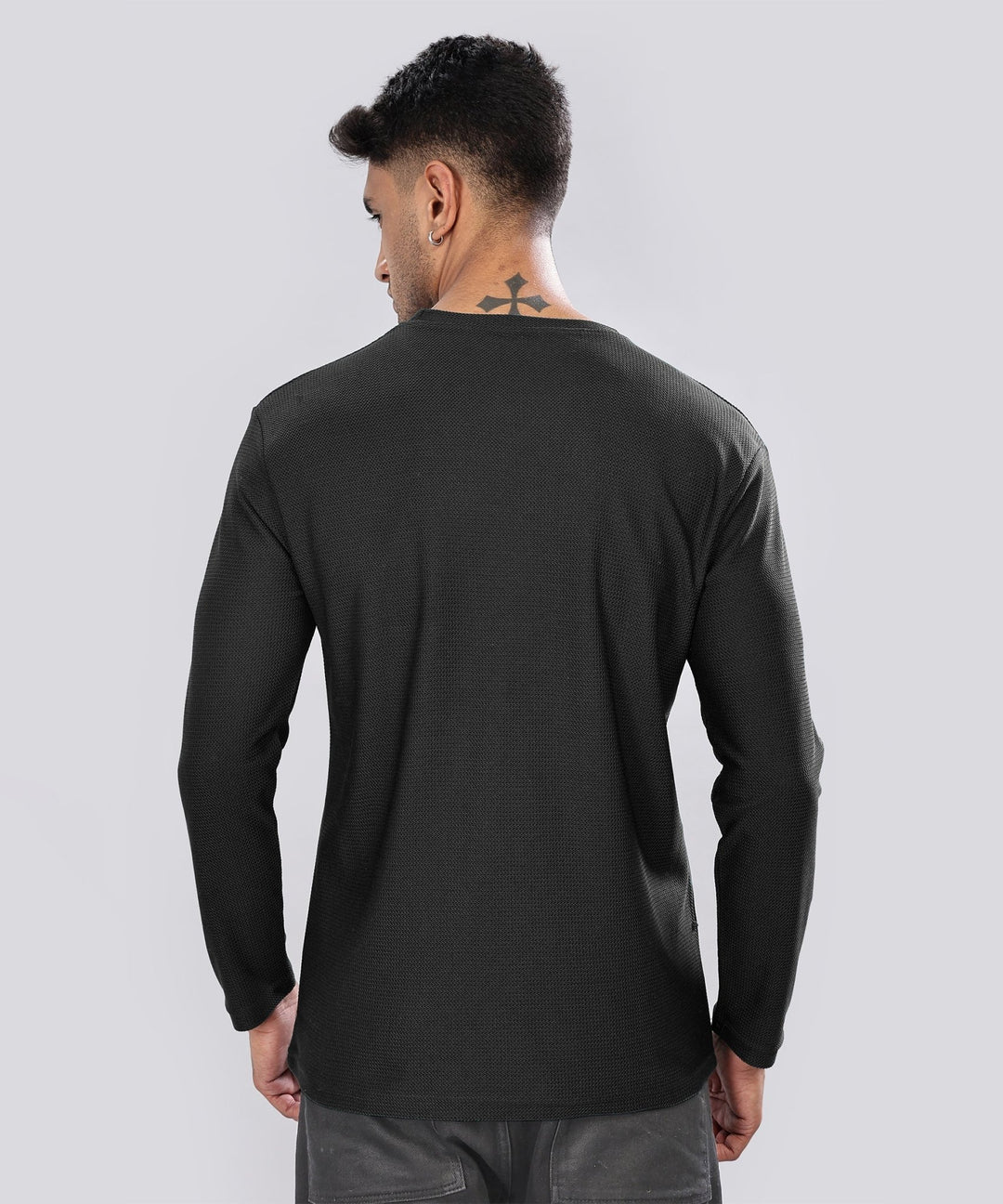 Men’s Regular Fit Polyblend Long Sleeve T-Shirt