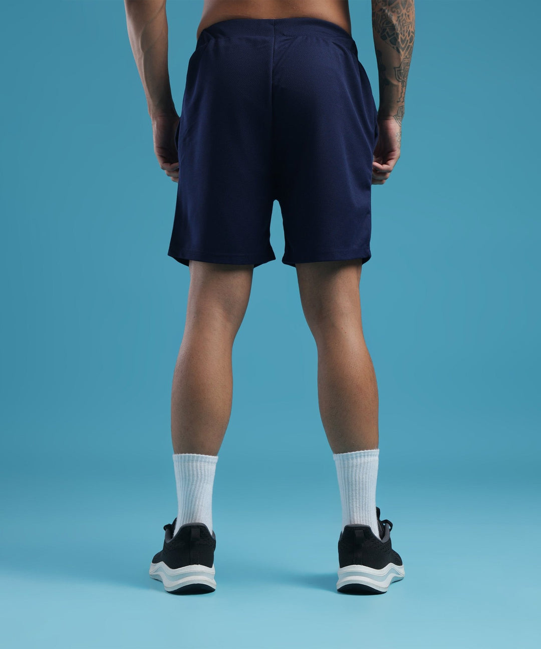 Mens Athletic Lightweight Shorts with Pockets | Navy