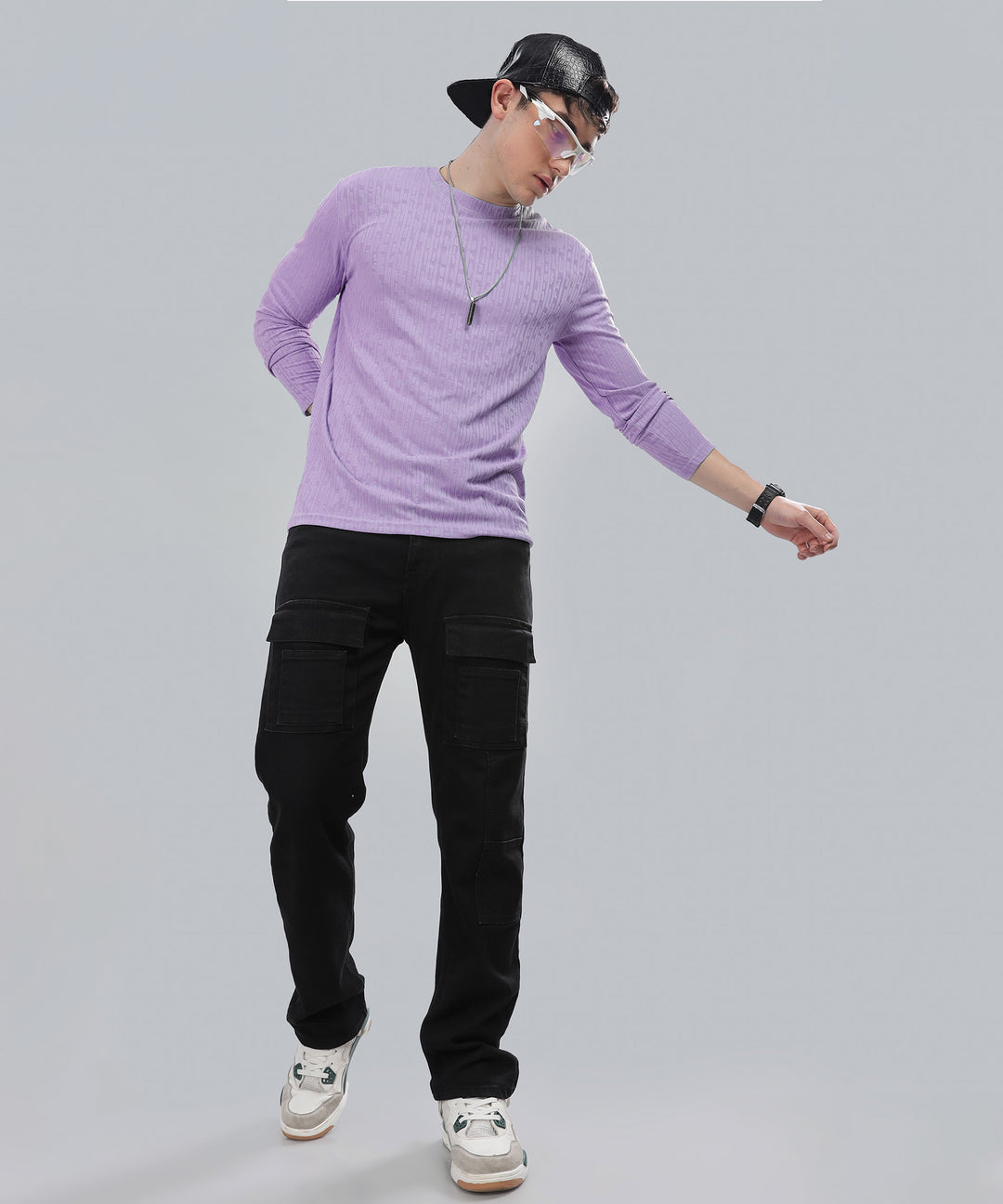 Men's Full Sleeve Polycotton T-Shirt