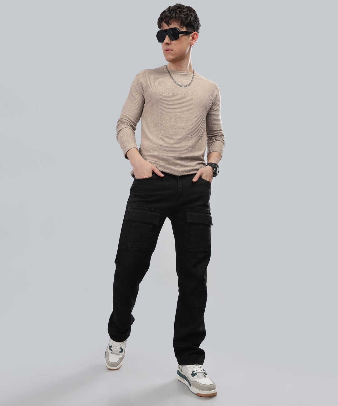 Men's Full Sleeve Polycotton T-Shirt