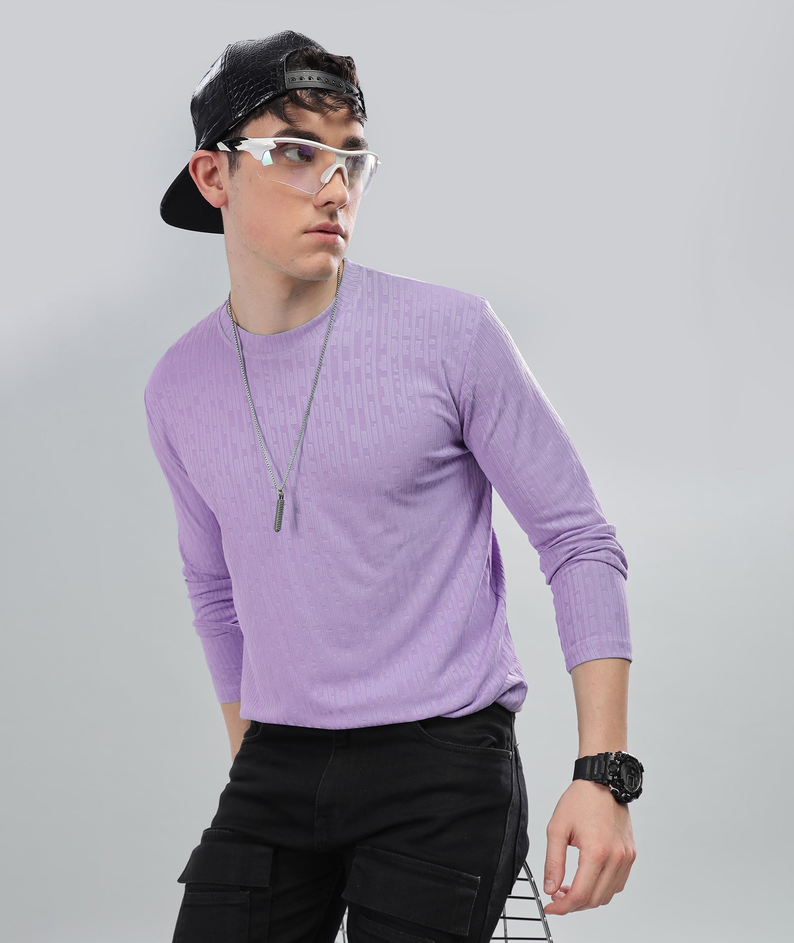 Men's Full Sleeve Polycotton T-Shirt