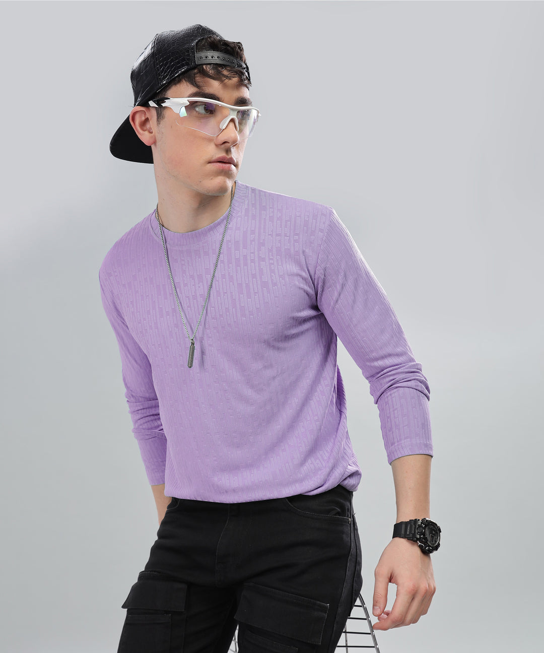 Men's Full Sleeve Polycotton T-Shirt