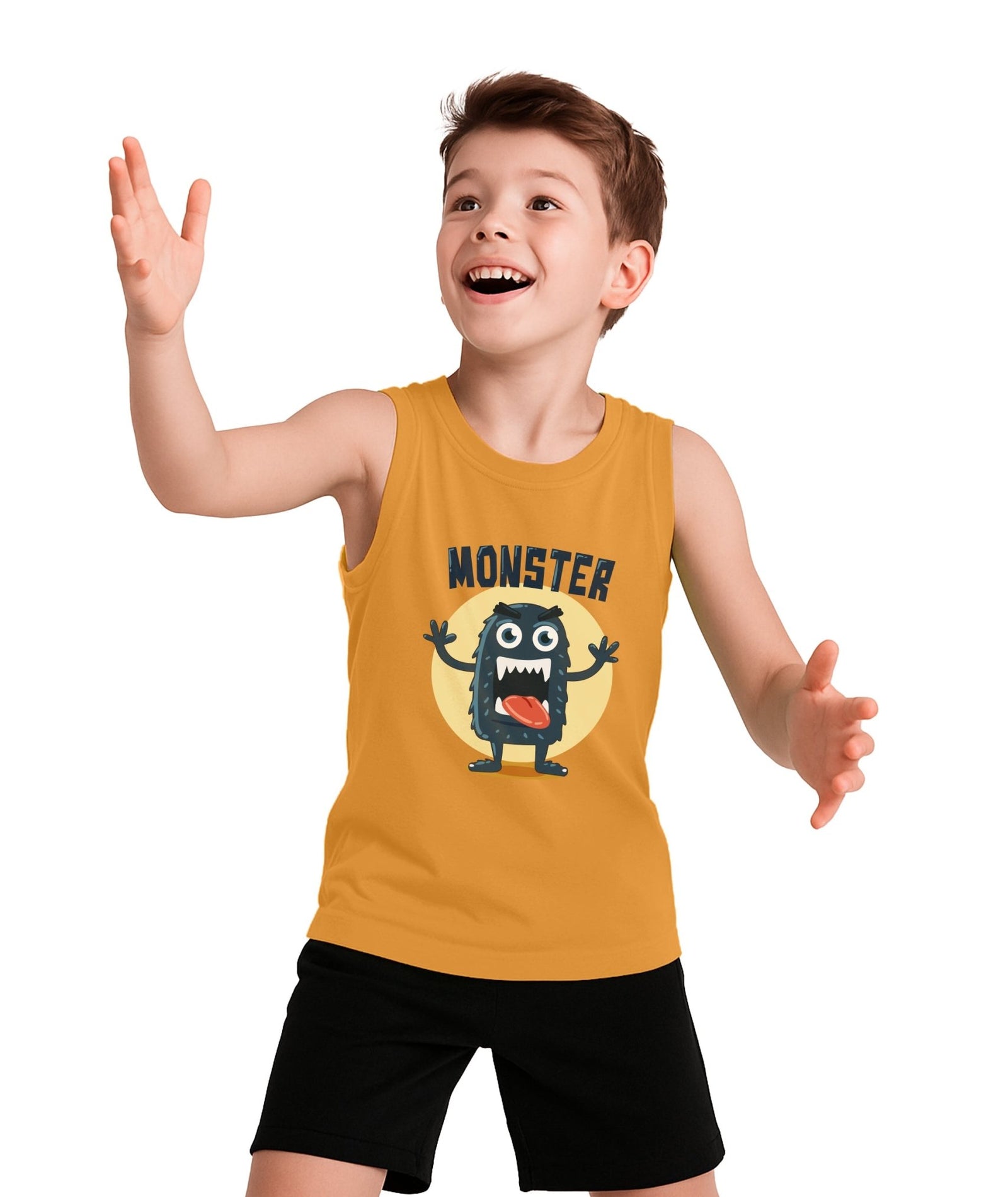 BOYS PRINTED VEST (PACK OF 3)